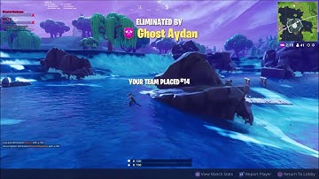 Destroyed by Ghost Aydan on Fortnite from both POVs (Must See)