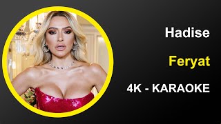 Hadise - Feryat - Karaoke 4k Resimi