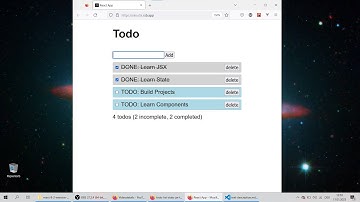 React Course, part 8.1: Todo List App (Guided Exercise)