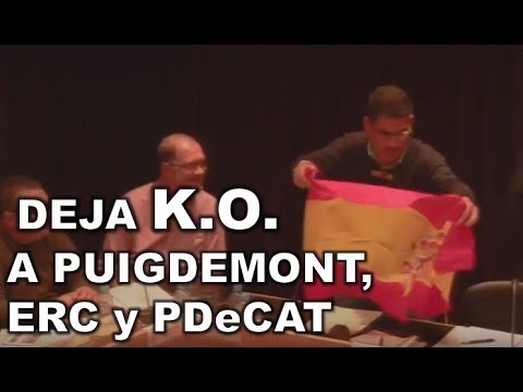¡¡BESTIAAL!! Concejal del PP de Cataluña METE UN REPASO MEMORABLE a PUIGDEMONT, ERC y PDeCAT