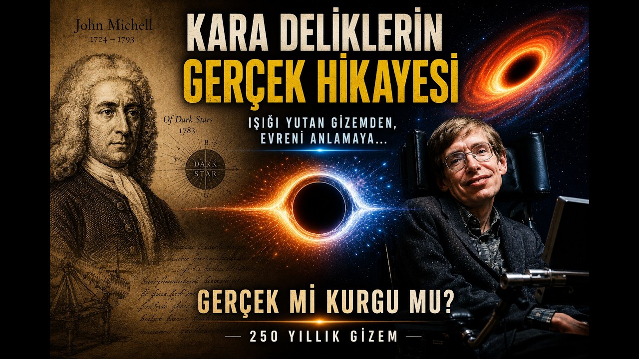 (7) Kara Deliklerin Gerçek Hikayesi  / Stephen Hawking