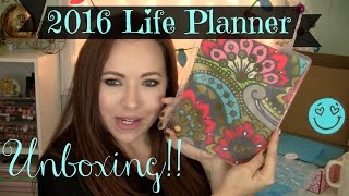 Erin Condren 2016 LifePlanner Unboxing!