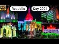 How india  celebrated the 75th republic day 2024  republic day decorations across india 2024 