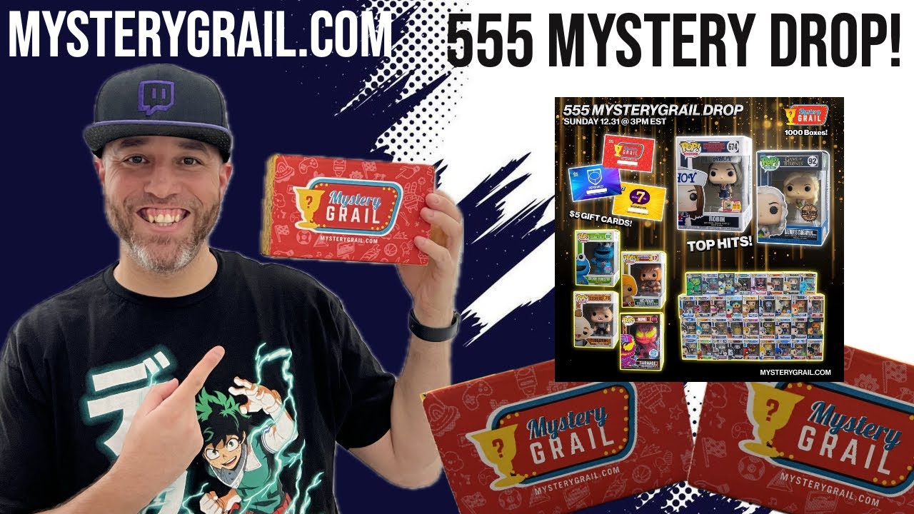 Mystery Grail 555 Drop! | Funko Mystery Box - YouTube