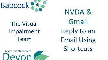 NVDA and Gmail: Reply to Email Using Shortcuts