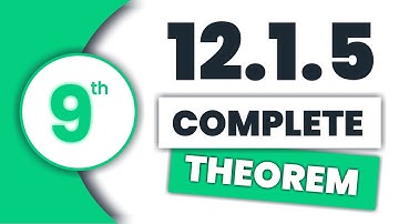 Theorem 12.1.5 || 9th Class Maths Theorem (Step-by-Step Guide) || Chapter 12 Theorems