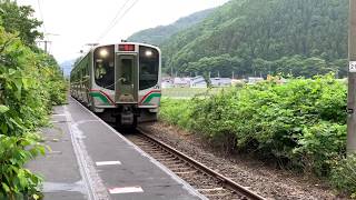 JR東日本 磐越西線 猪苗代湖畔駅(臨) 通過‼︎