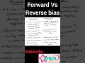 Forward Bias Vs Reverse Bias #circuit #forwardreverse #ece #btech #depletion #viralvideo