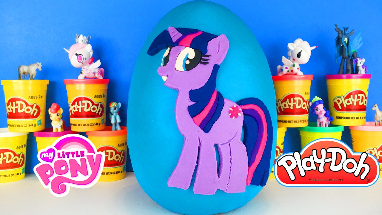 play doh giant egg surprise