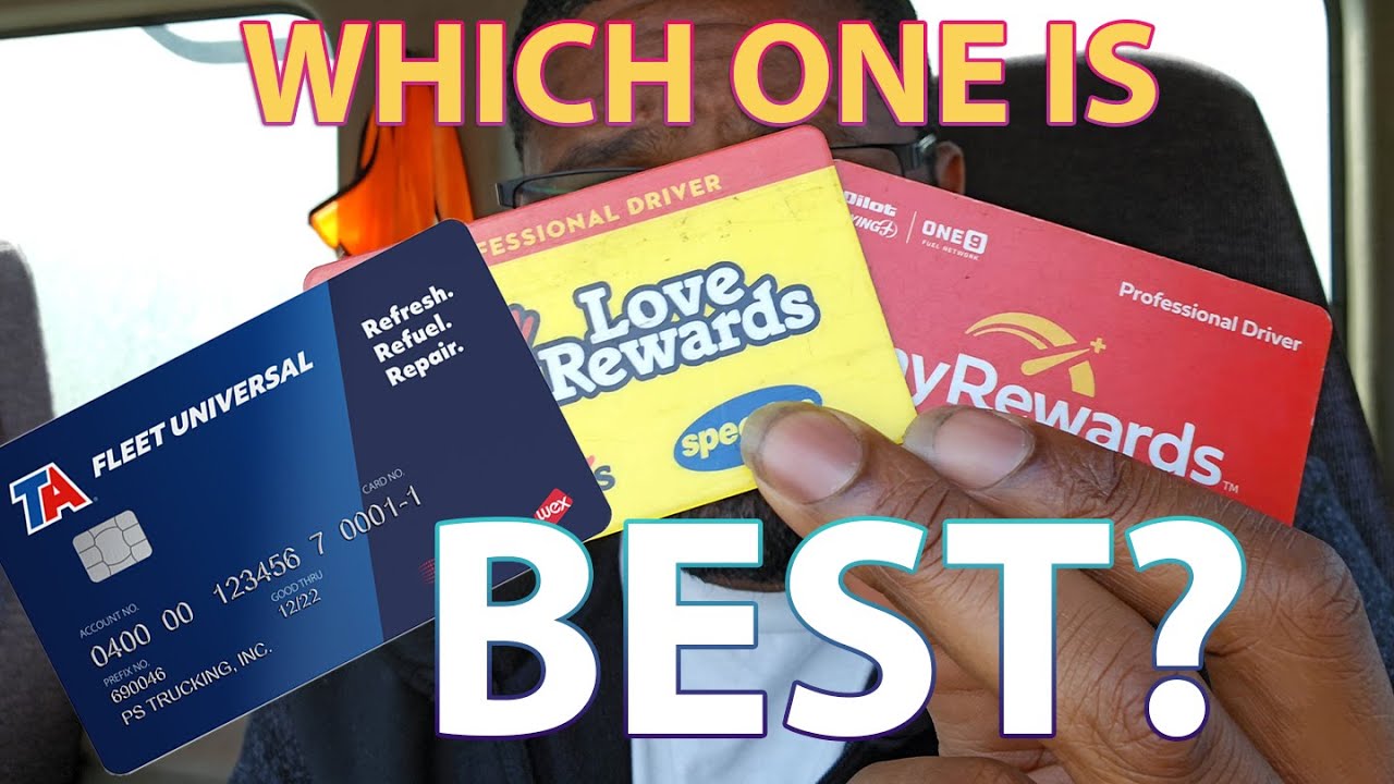 Which truck stop has the BEST fuel rewards card?
