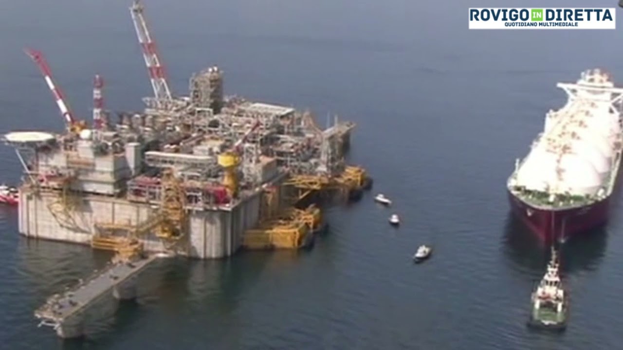 Il terminale di rigassificazione Adriatic Lng a largo di Porto Levante