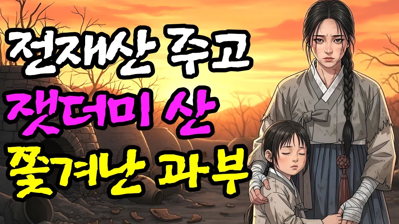 전재산주고 잿더미 산 쫓겨난 과부 