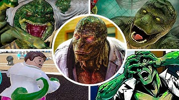 Evolution of Connors Transforming Into Lizard in Spider-Man Games