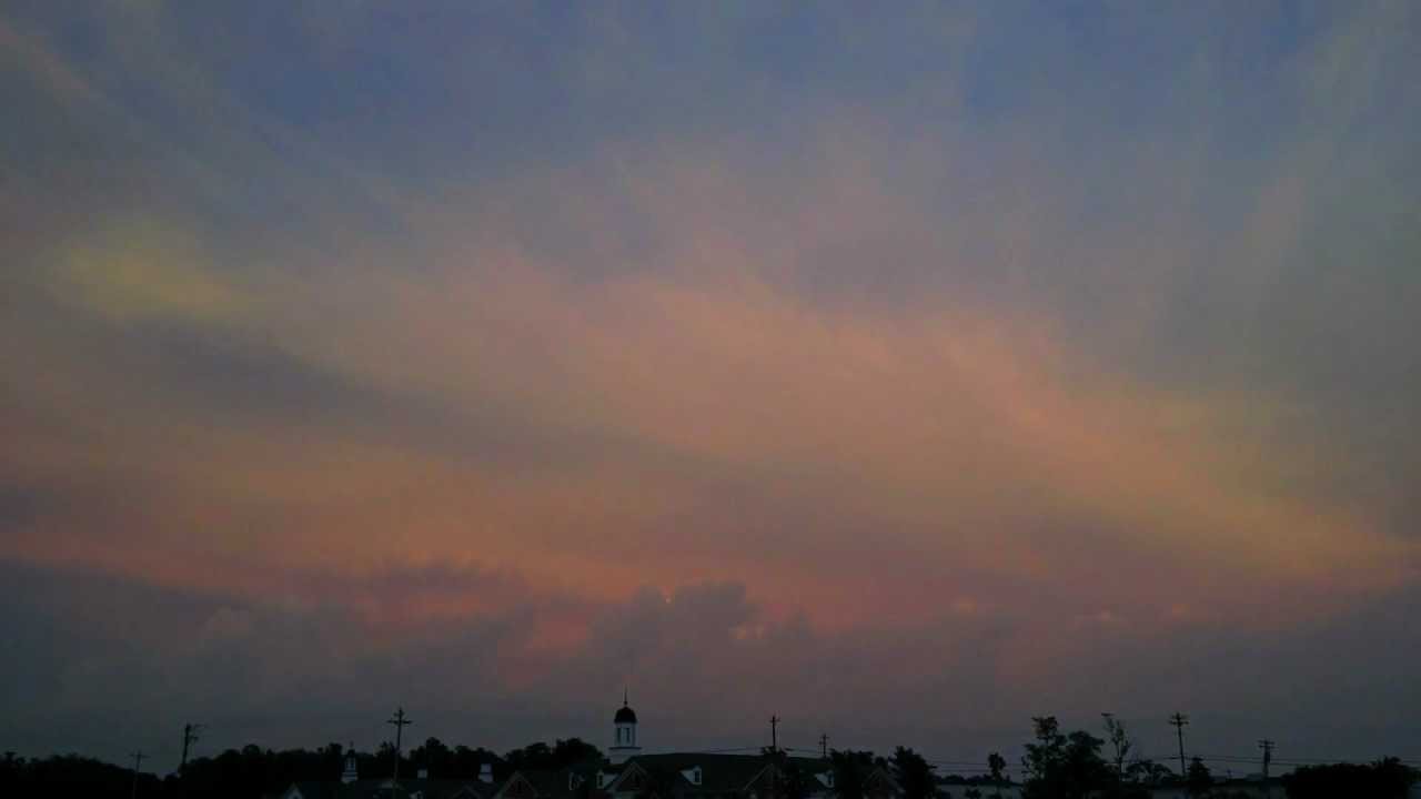 Clouds at Sunset.  Testing out Frameograph for iOS