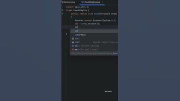 Using Java While loop to count number of digits in a number #countdigits #whileloop