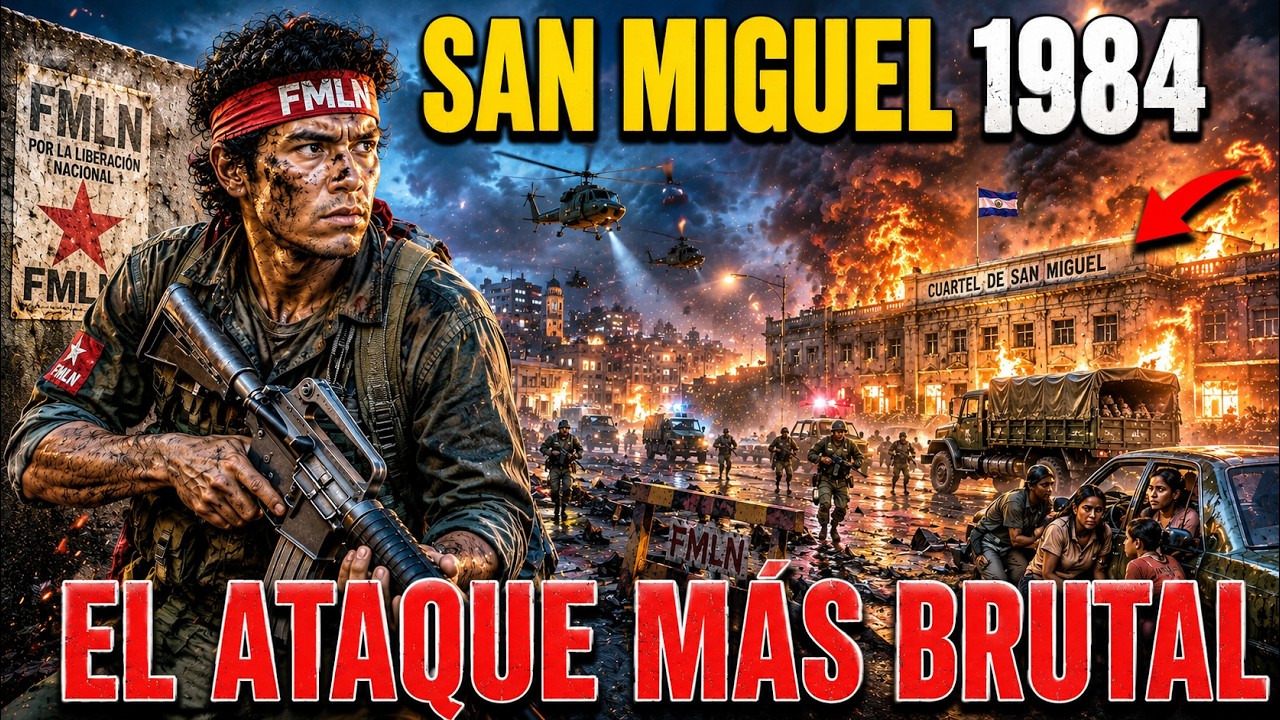 El Ataque al Cuartel de San Miguel 1984:Cuando el FMLN Hizo Temblar la Segunda Ciudad de El Salvador