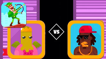 Bowmasters - Gameplay Walkthrough part 118 - King Octopus vs Lol Vein (iOs)