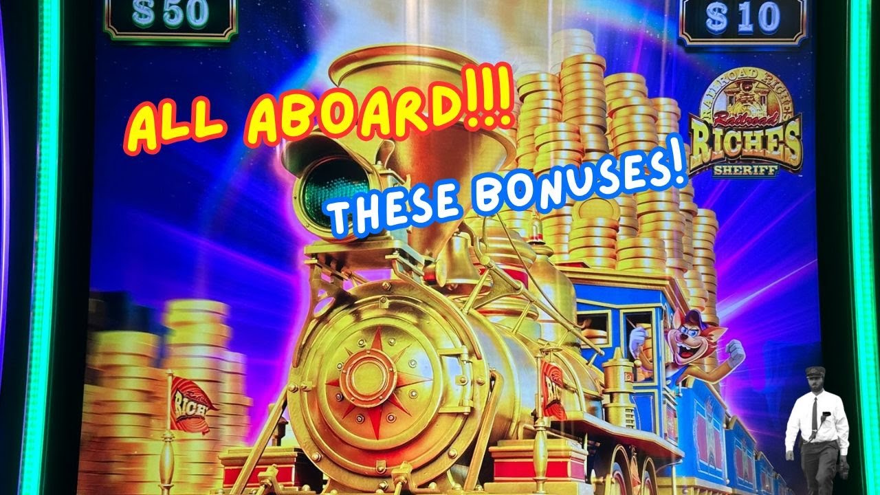 First Time Wins on Railroad Riches & Flaming Hot Pots Slot Bonuses ...