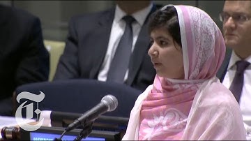 Malala Yousafzai UN Speech: Girl Shot in Attack by Taliban Gives Address | The New York Times