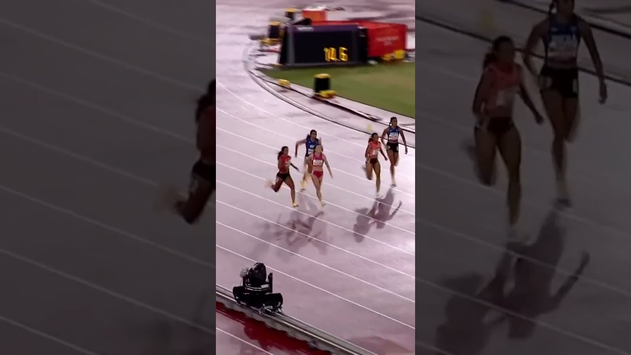HISTORY! Singapore's Shanti beats Chen, becomes 1st woman to defend 200m gold | Asian Games 2026