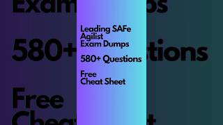 Leading SAFe Agilist 6.0 course #safeexam #leadingSAFe #howtopasssafe #safe6 #agiletraining