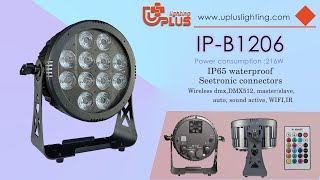 Ip B1206--Ip65 Waterproof 12X6In1 Led Battery Up Lights