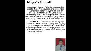 biografi diri sendiri