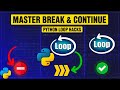 Python Break & Continue Statements Explained Hindi/Urdu | Python Tutorial for Beginners #python