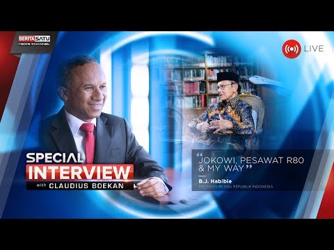 Live Streaming BeritaSatu TV Special Interview B. J. Habibie: "Jokowi, Pesawat R80 & My Way" - Live Streaming BeritaSatu TV Special Interview B. J. Habibie: "Jokowi, Pesawat R80 & My Way"