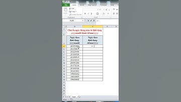 #EXCEL: Cách chuyển đổi định dạng ngày tháng năm trong #excel. #meoexcel #nghienexcel #exceltips