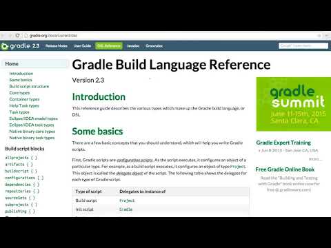 25   Gradle DSL Reference