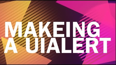 Creating a UIALERT in Swift