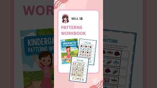 Earn Money Selling Kids Pattern Worksheets | $1 PLR Digital Download to Resell #digitaldownloads