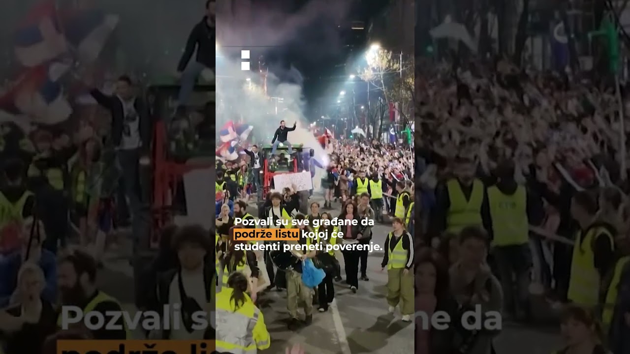 يطالب الطلاب المعتصمون في صربيا بإجراء انتخابات برلمانية مبكرة