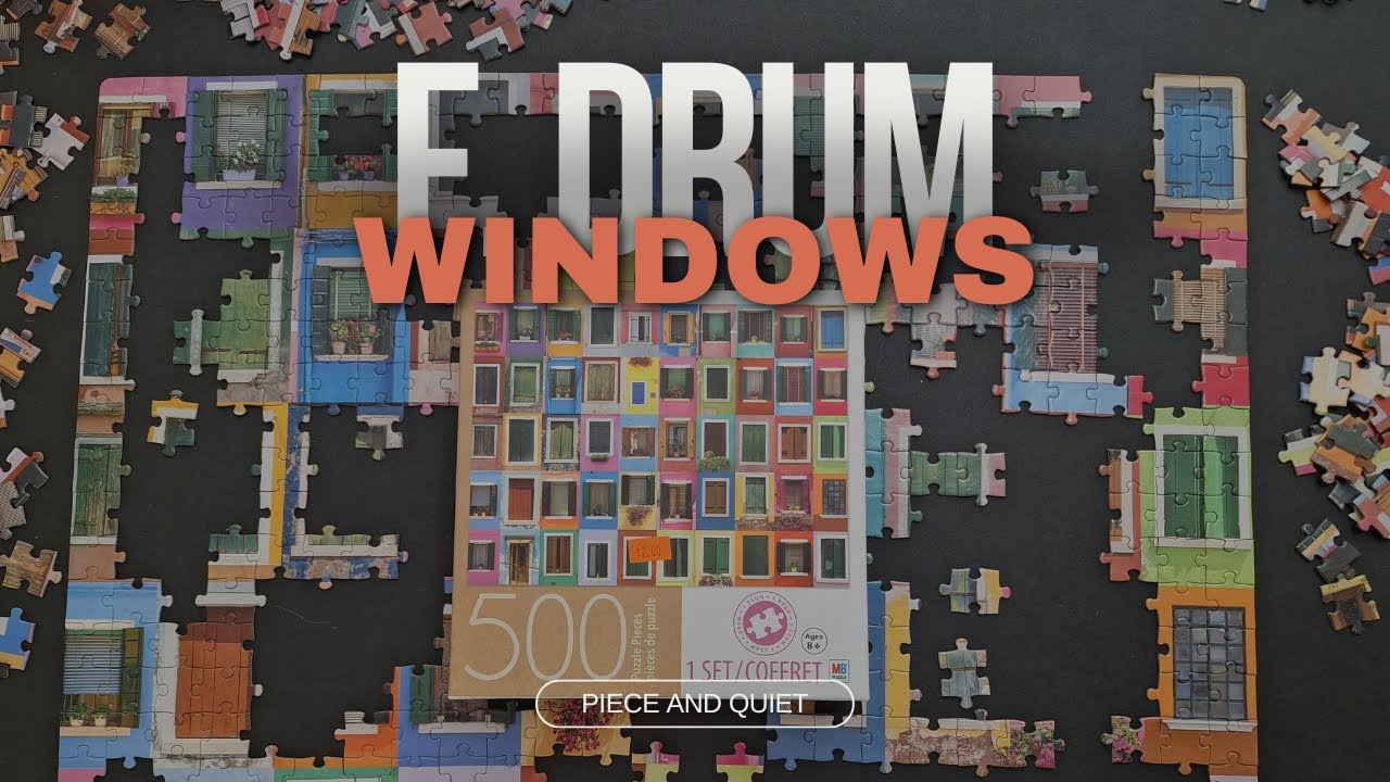 F. Drum Colorful Windows - 500 Piece Puzzle - YouTube