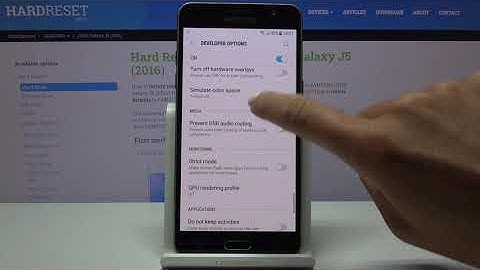 How to Use Developer Options in SAMSUNG Galaxy J5 (2016) – Unlock Developer Mode