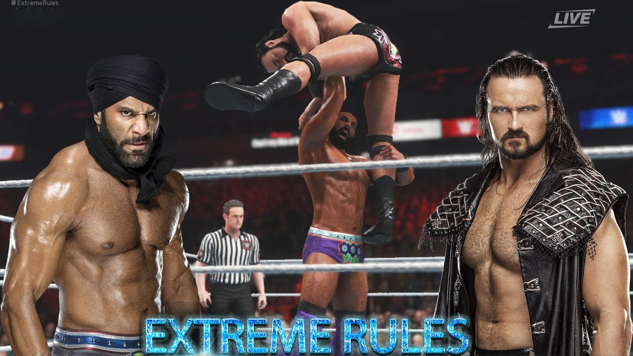 Jinder Mahal vs Drew Mcintyre 2021 Full Match - Extreme Rules