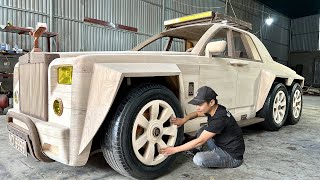 Building The Worlds Most Special Roll Royce 6X6 For My Son Original Sound 