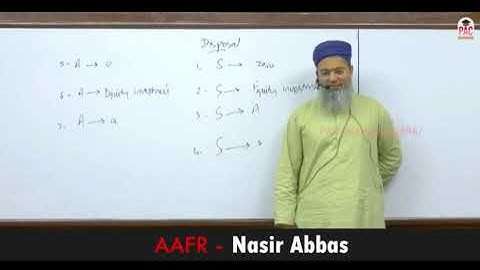 CFAP 01 | AAFR | SIR NASIR ABBAS | LECTURE # 68  | JUNE 2024