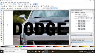 How to do Photographic Text Effect in Inkscape?