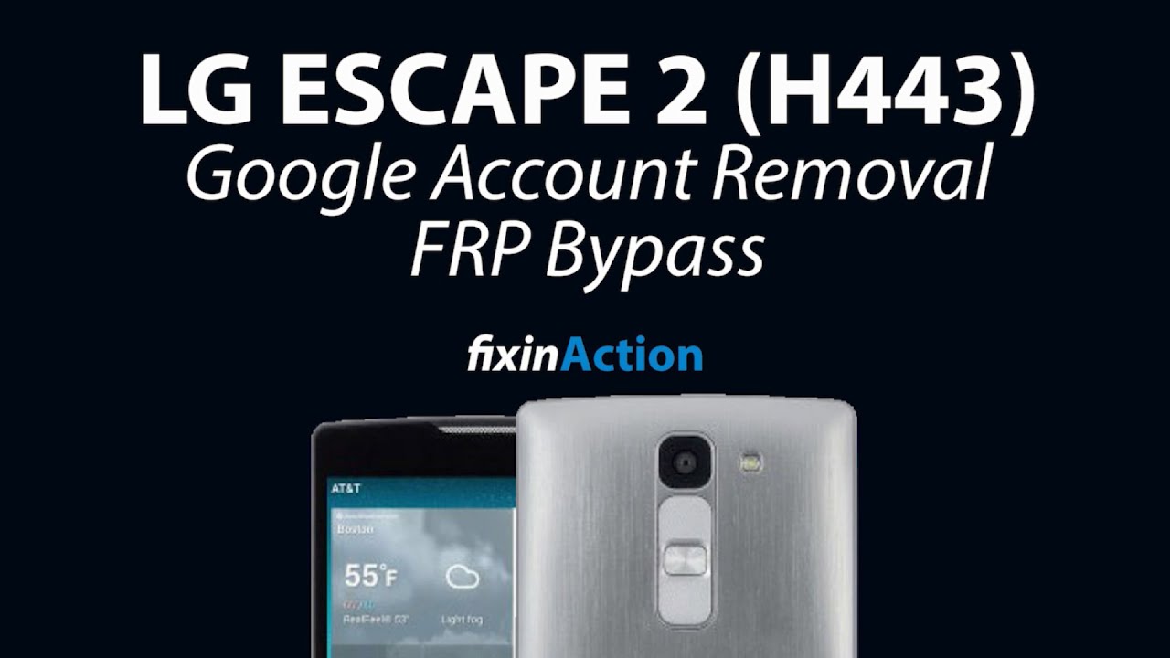 How to Easy Bypass LG Escape 2 H443 FRP Google Account Removal without PC  New