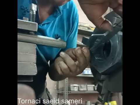 آموزش رزوه زنی و تو تراشی کف تراشی تراشکاری دنده