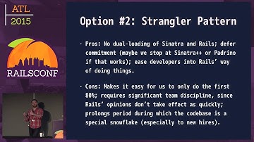 RailsConf 2015 - So Long, Hoboken: Migrating a Huge Production Codebase from Sinatra to Rails