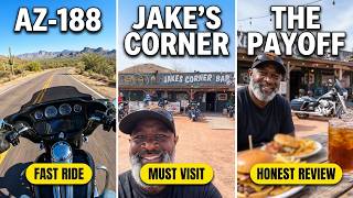Az highway 188 ride to Jake’s Corner Bar in Superior, Az