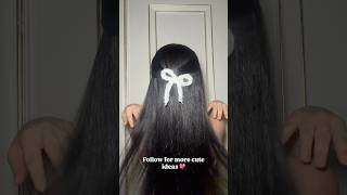 DIY Hair Bow with Fingers 🎀