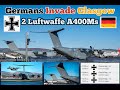 Germans Invade Glasgow - 2 Luftwaffe A400Ms