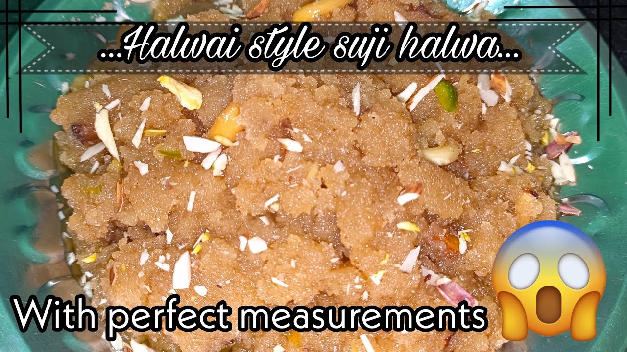 halvai style suji ka halwa with perfect measurements || भंडारे वाला ...