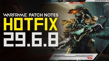 Warframe Hotfix 29.6.8 - Lavos Location, Stahlta Fixes, Size Reduction & more
