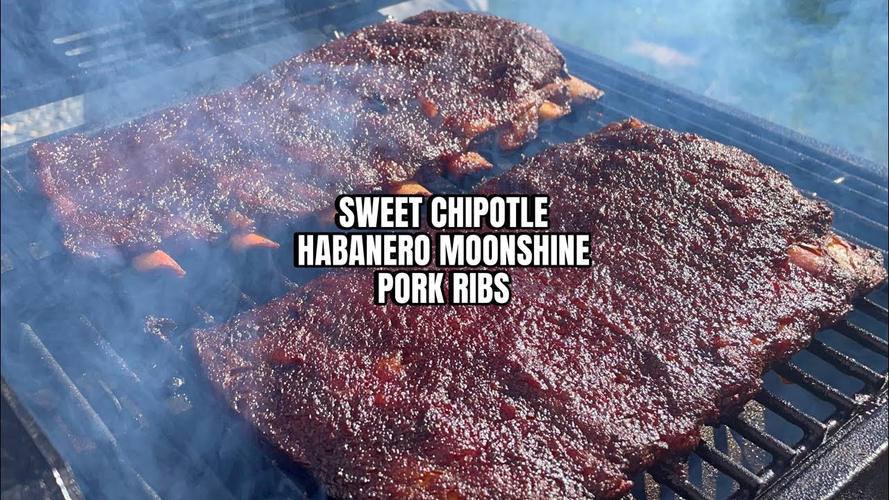 Sweet Chipotle Habanero Moonshine Pork Ribs — watch on YouTube