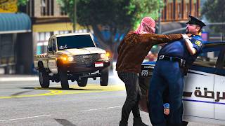 جار راعي الشاص الشرطي الغني يتمسخر علي الشاص لكن يوم احتاج الفزعه لم يتوقع من يفزع له : قرند  GTA 5